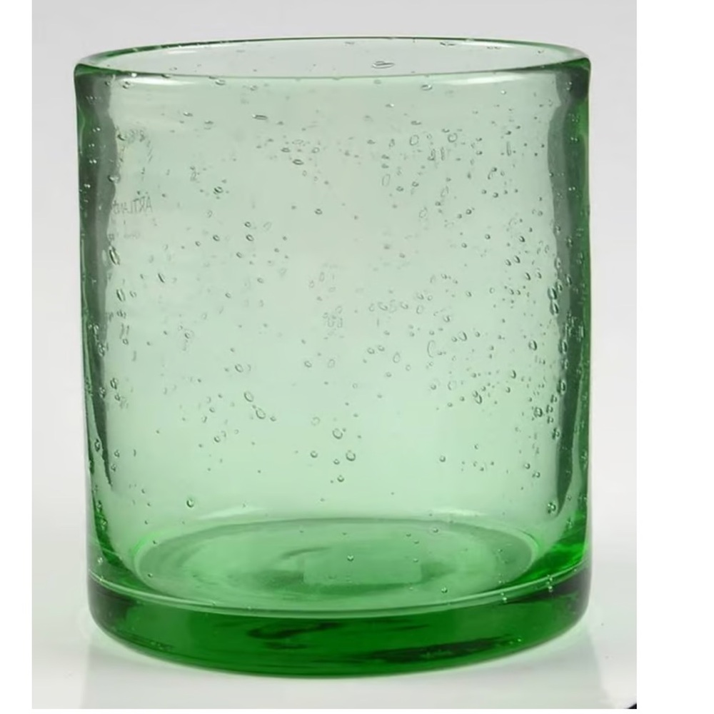 LAST 2 Highball Bubble Glasses by Artland Iris in Light Green - Picture 7 of 7